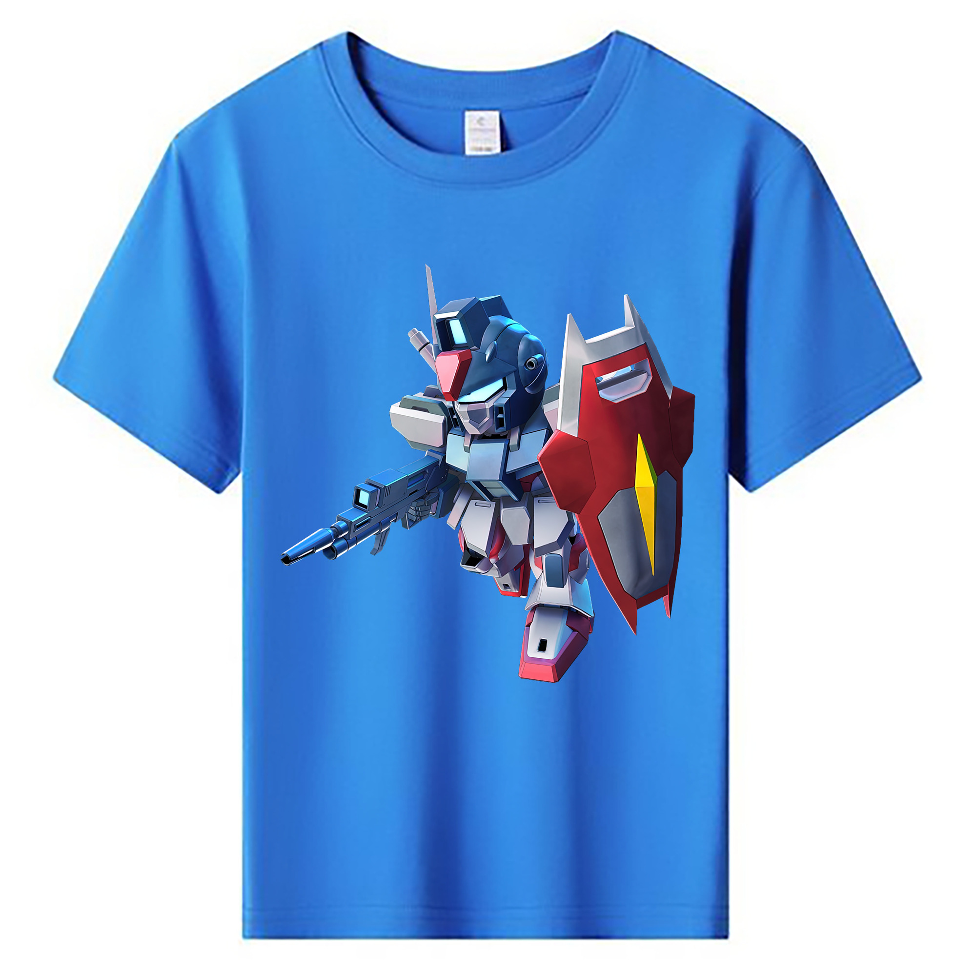 （画像用） 機動戦士ガンダム Mobile Suit Gundam 綿100％キッズTシャツ（フロントプリント）